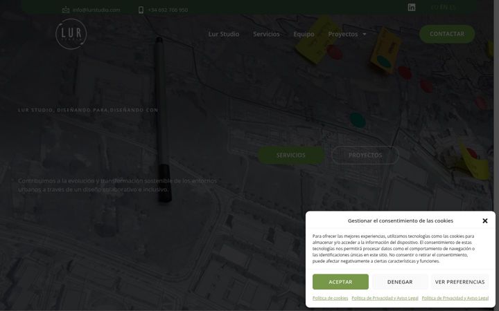 Screenshot of lurstudio.com