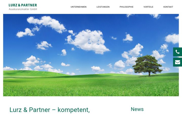 Screenshot of lurz-partner.de