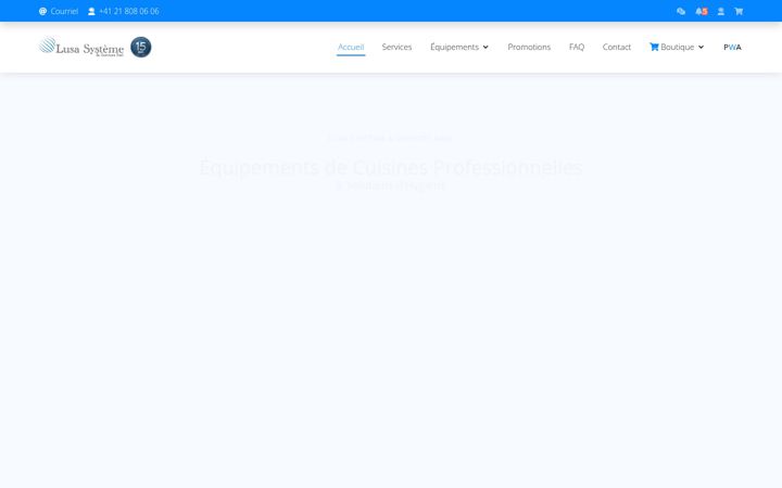 Screenshot of lusa-services.com