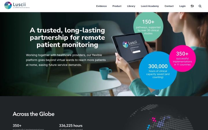 Screenshot of luscii.co.uk