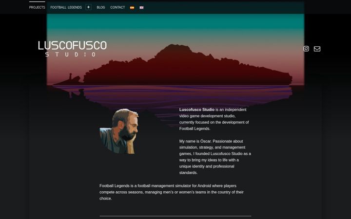 Screenshot of luscofuscostudio.com