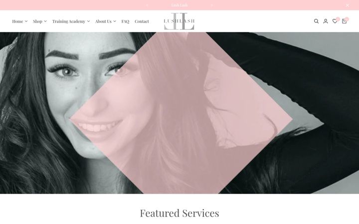 Screenshot of lush-lash.com