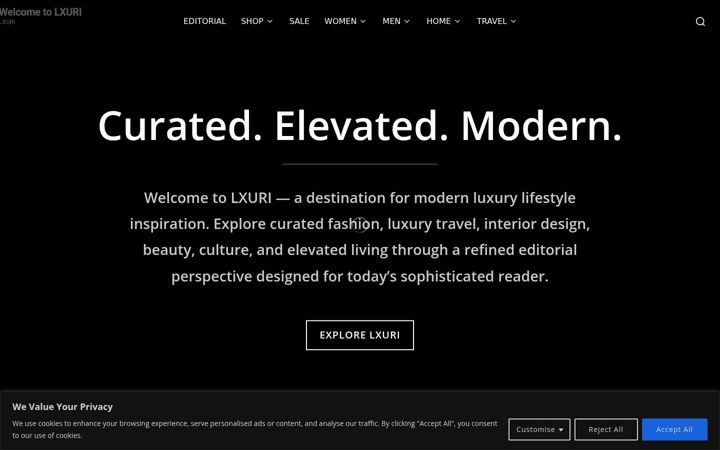 Screenshot of lushcollective.com
