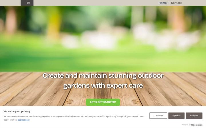 Screenshot of lushgardentenerife.es
