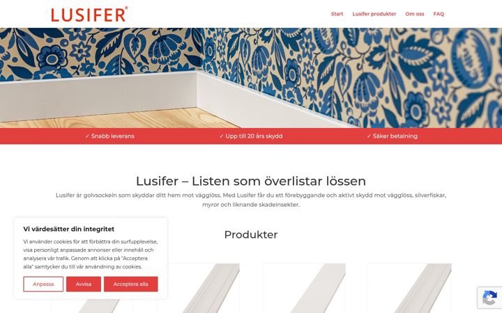 Screenshot of lusifer.se