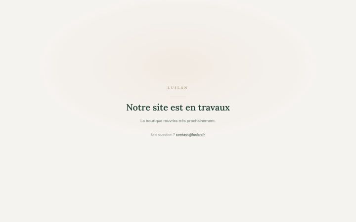Screenshot of luslan.fr