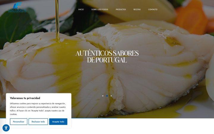 Screenshot of lusofoods.es