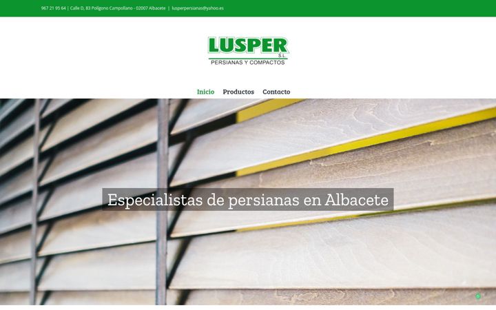 Screenshot of lusper.com