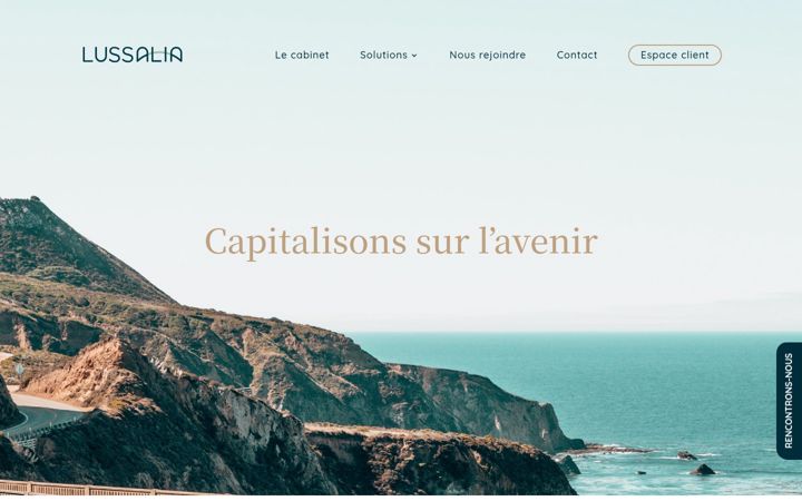 Screenshot of lussalia.fr