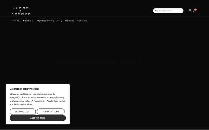 Screenshot of lussoprodec.com