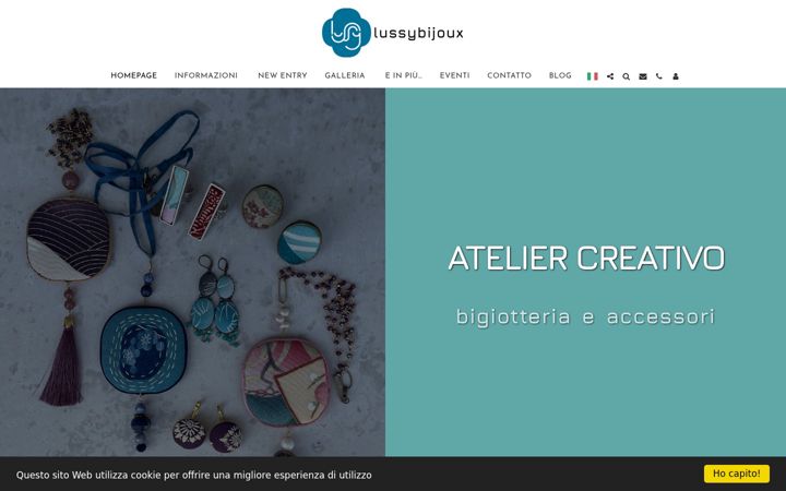 Screenshot of lussybijoux.com