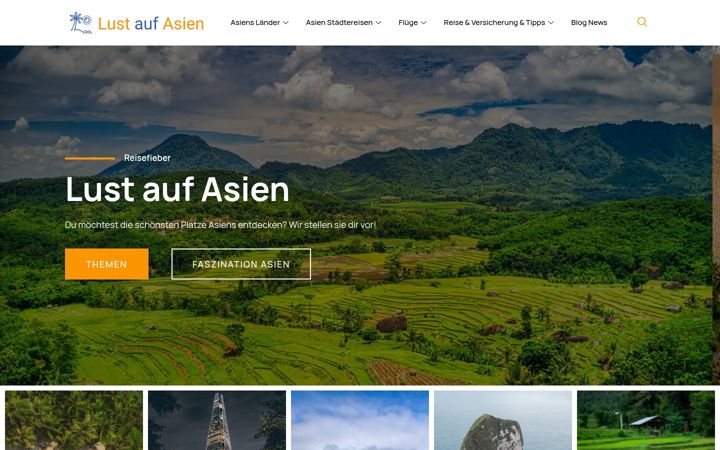 Screenshot of lust-auf-asien.de