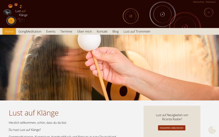Screenshot of lust-auf-klaenge.de