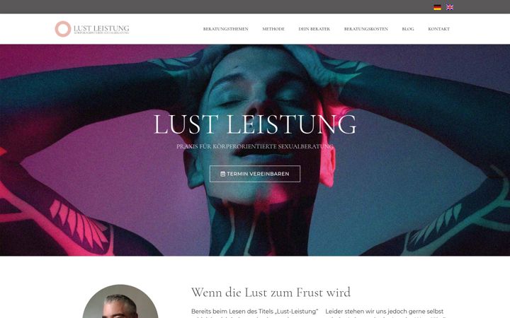 Screenshot of lust-leistung.ch