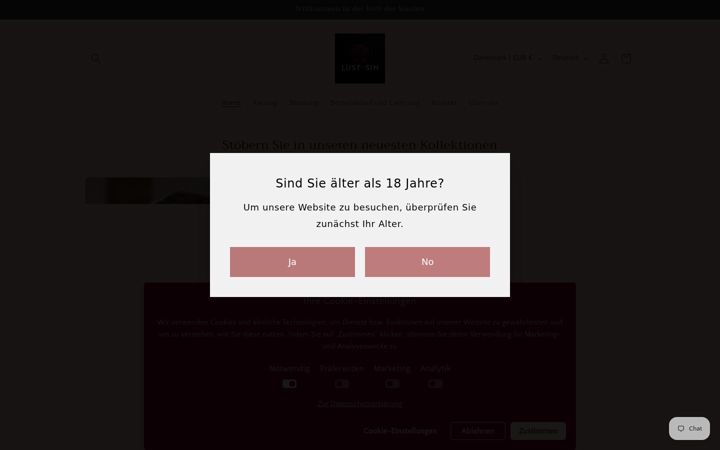 Screenshot of lust4sin.com