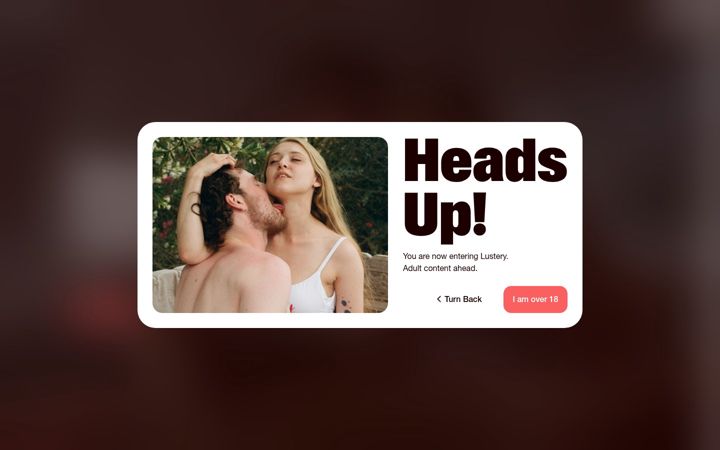 Screenshot of lustery.com
