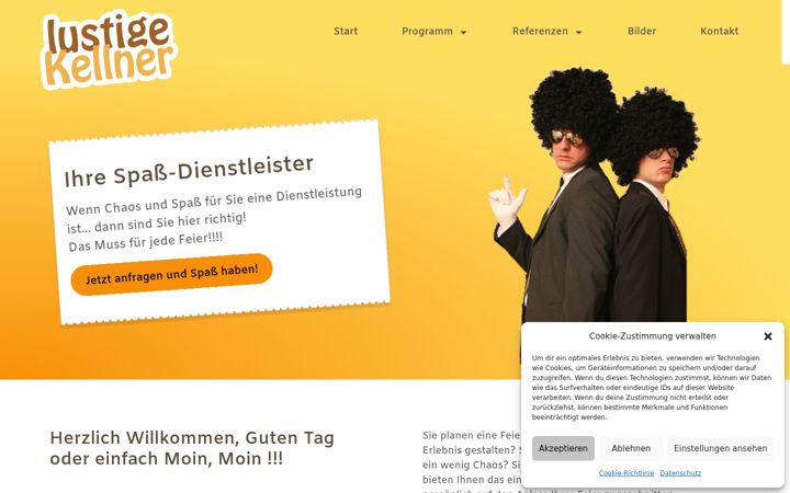 Screenshot of lustigekellner.de