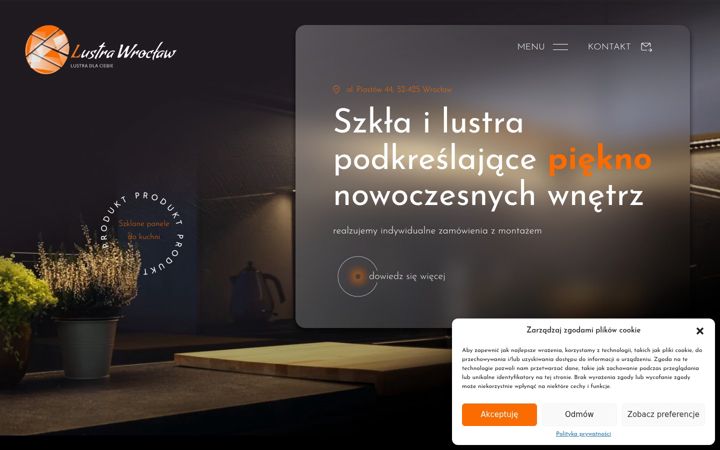 Screenshot of lustraszklarz.pl