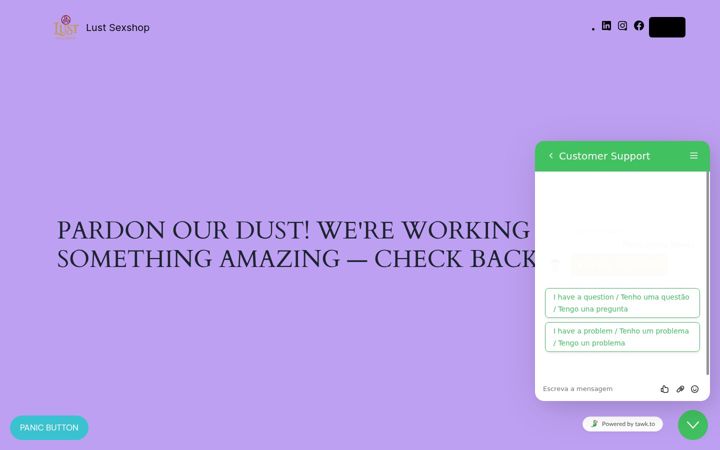 Screenshot of lustsexshop.com