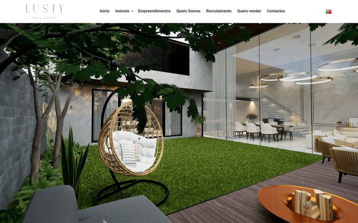Screenshot of lustyrealestate.com