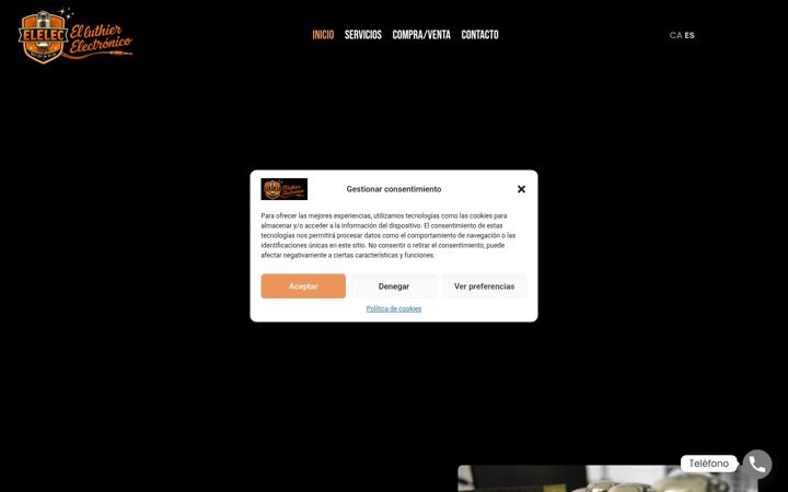Screenshot of luthierelectronico.com