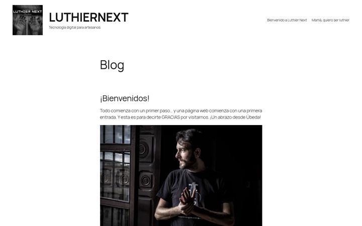 Screenshot of luthiernext.com