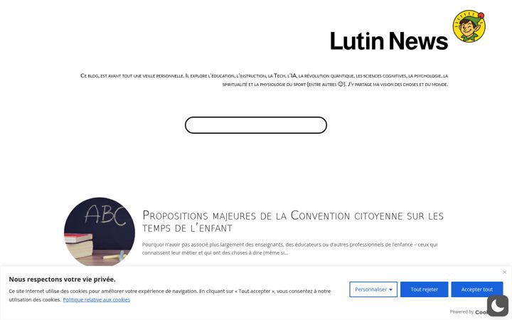 Screenshot of lutin-news.fr