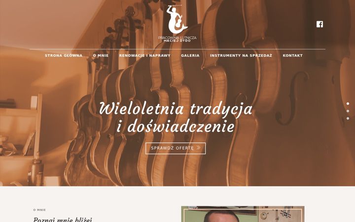 Screenshot of lutnikdydo.pl