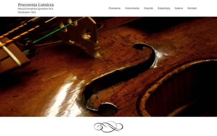 Screenshot of lutnikporebska.pl