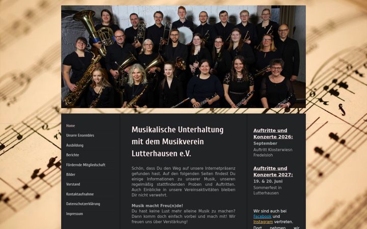 Screenshot of lutterhausen.de