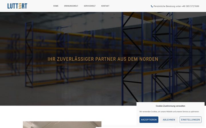 Screenshot of luttert-systeme.de
