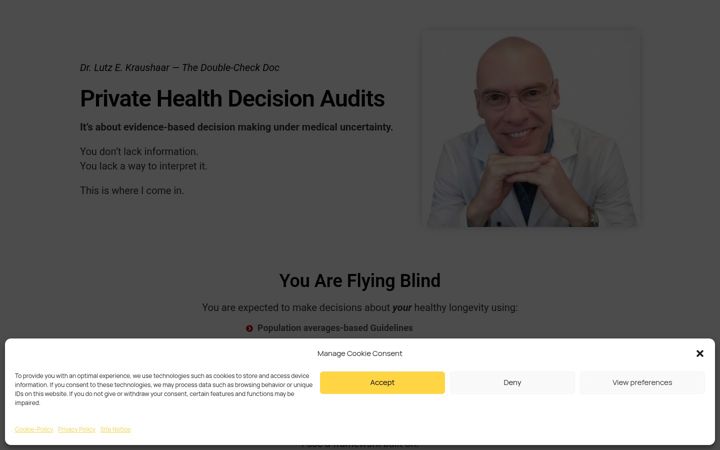 Screenshot of lutzkraushaar.com