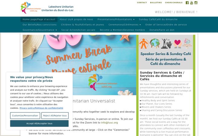 Screenshot of luuc.org