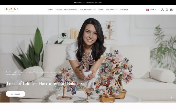 Screenshot of luuckk.com