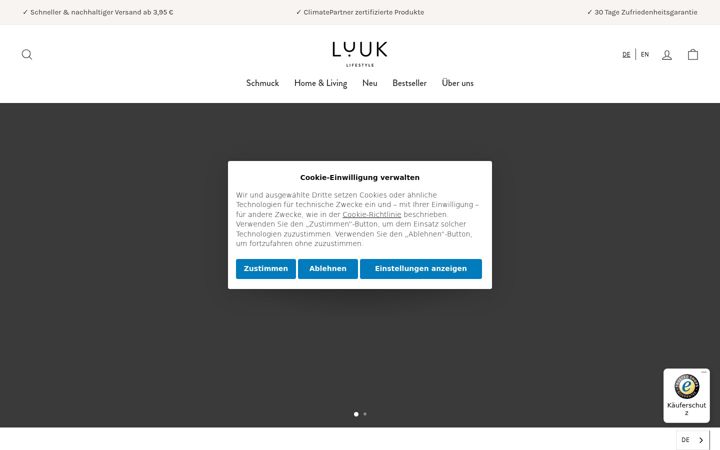 Screenshot of luuk-lifestyle.com