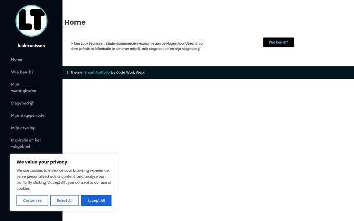Screenshot of luuk-teunissen.com