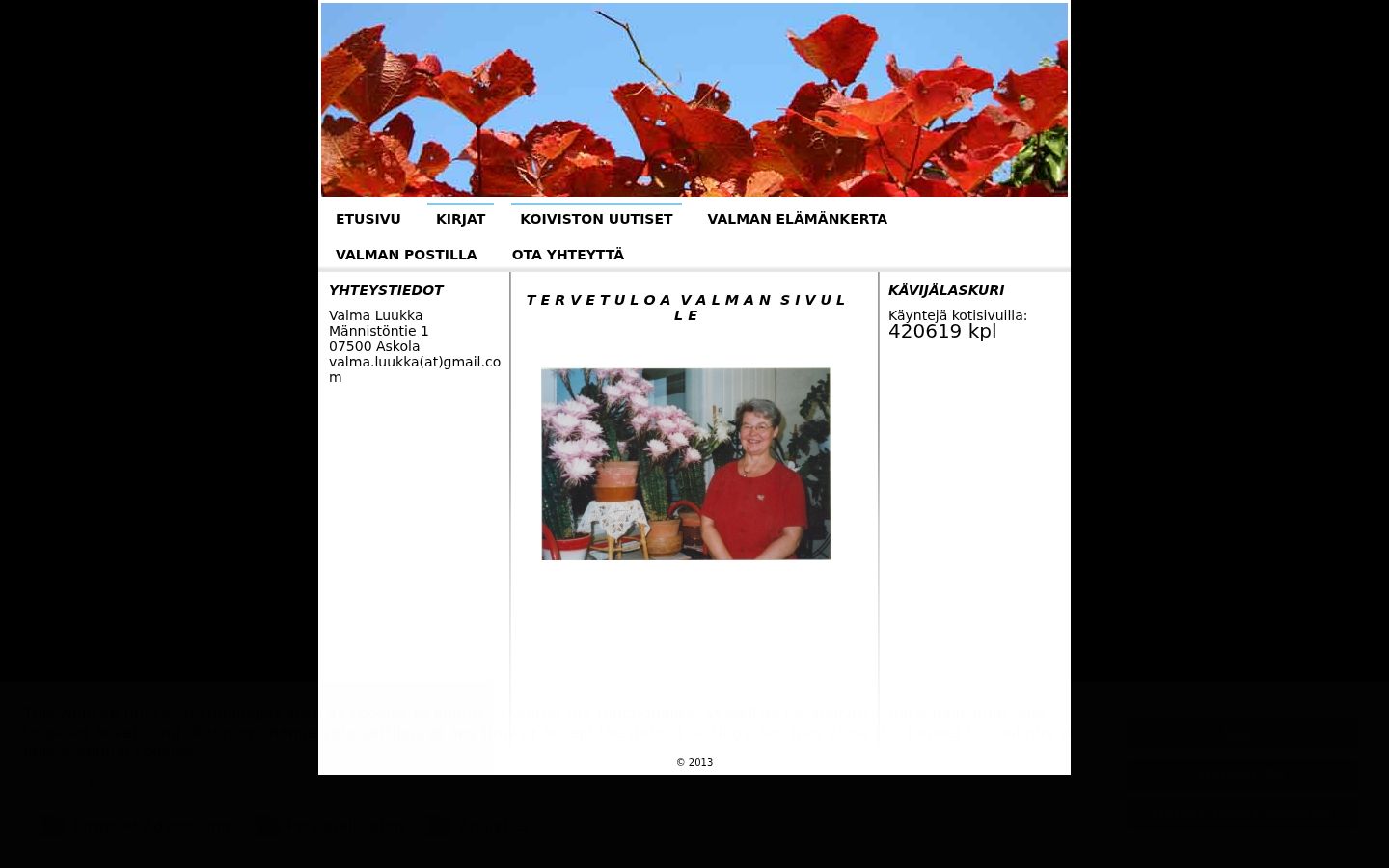 Screenshot tal-banner tal-kunsens muri qabel kwalunkwe interazzjoni