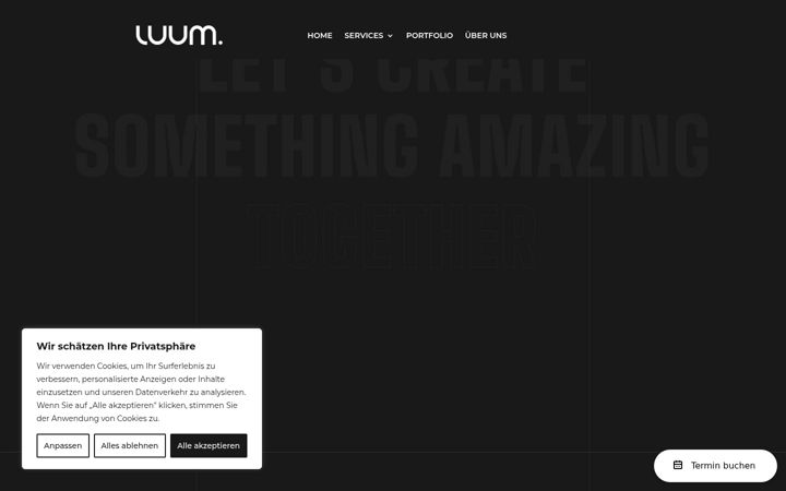 Screenshot of luum-agency.ch