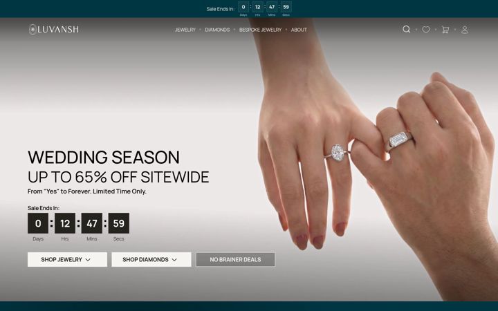 Screenshot of luvansh.com