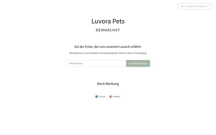 Screenshot of luvelapets.de