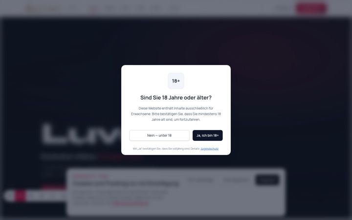 Screenshot of luveria.com