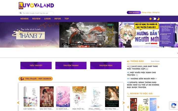 Screenshot of luvevaland.co