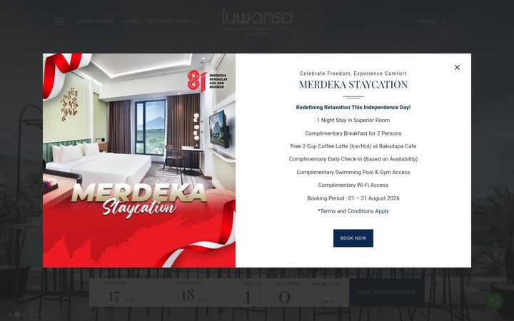 Screenshot of luwansamanado.com
