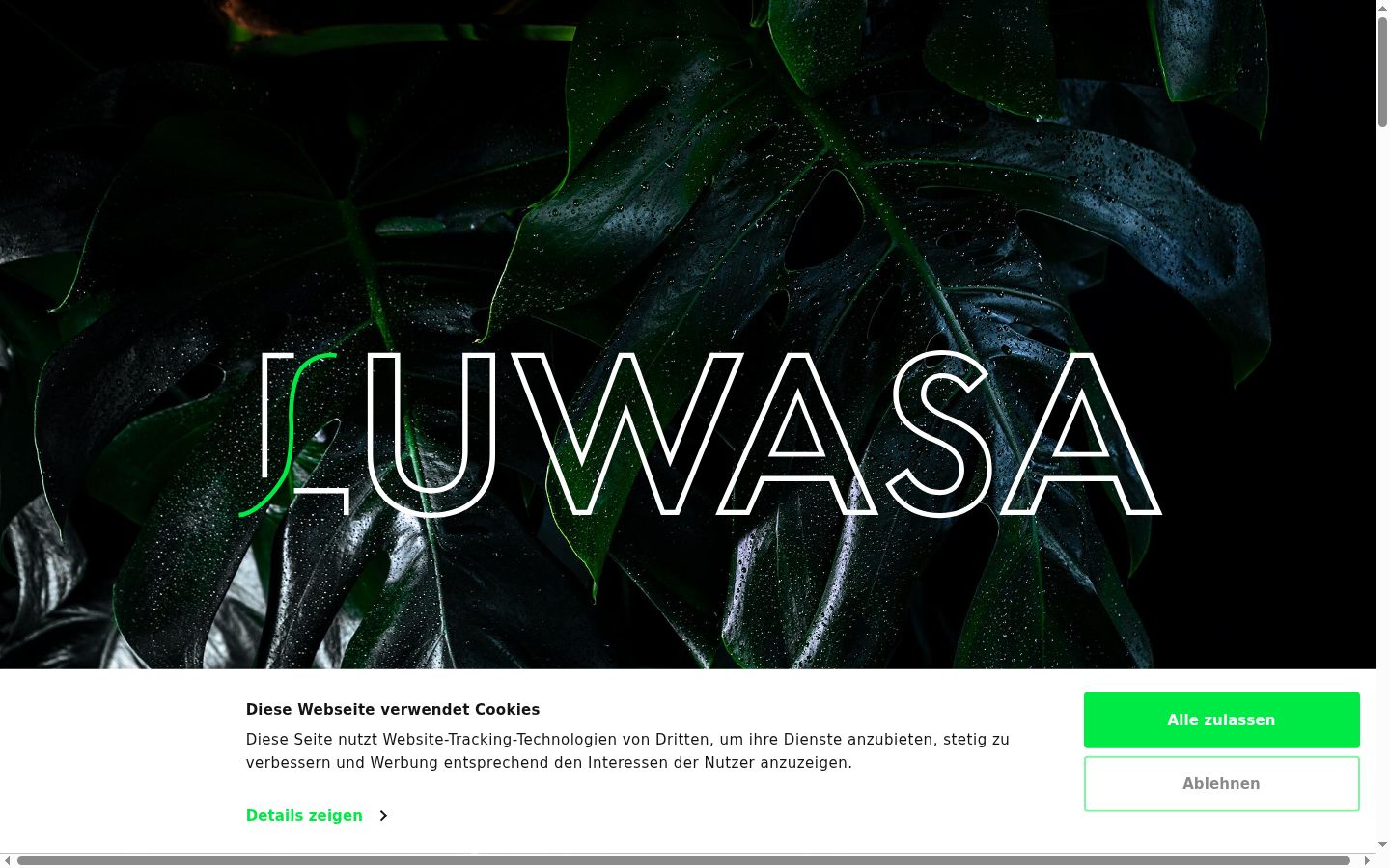 Zrzut ekranu banera zgody wyświetlanego przed jakąkolwiek interakcją