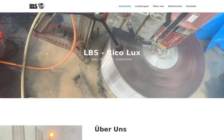 Screenshot of lux-betonbohren.de