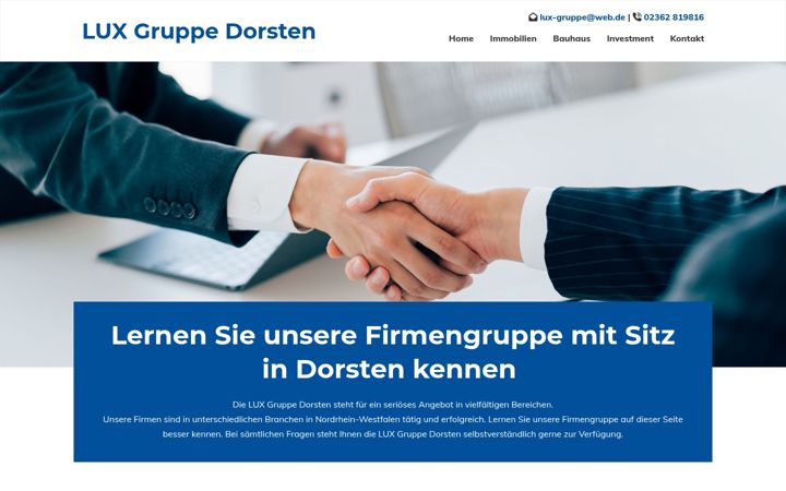 Screenshot of lux-gruppe.de