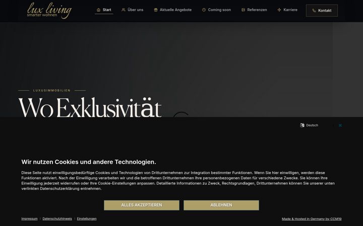 Screenshot of lux-living.de