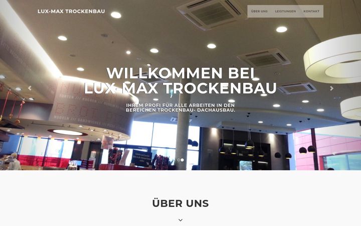 Screenshot of lux-max-trockenbau.de