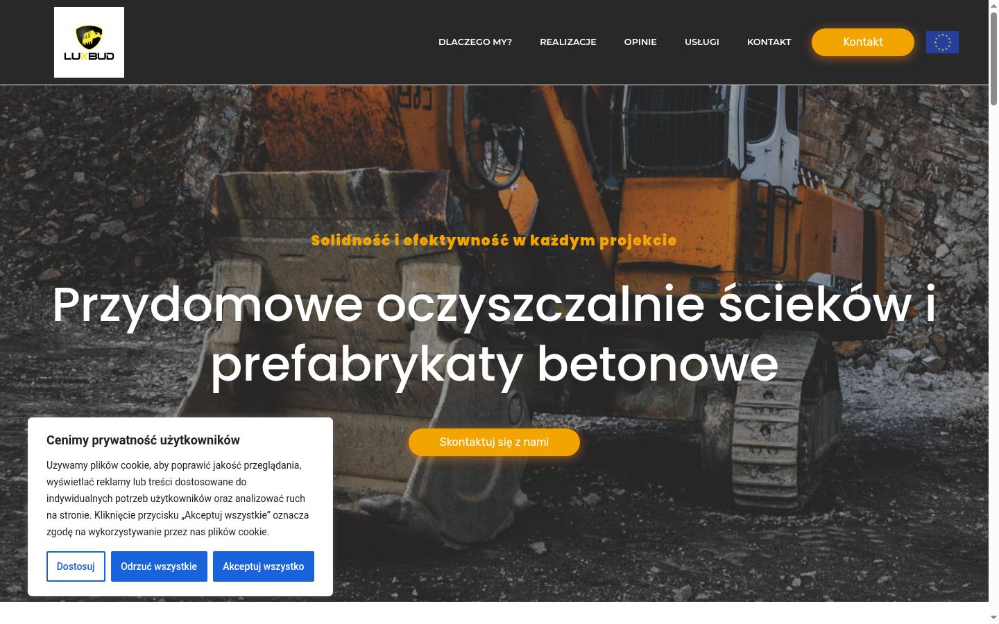 Screenshot tal-banner tal-kunsens muri qabel kwalunkwe interazzjoni