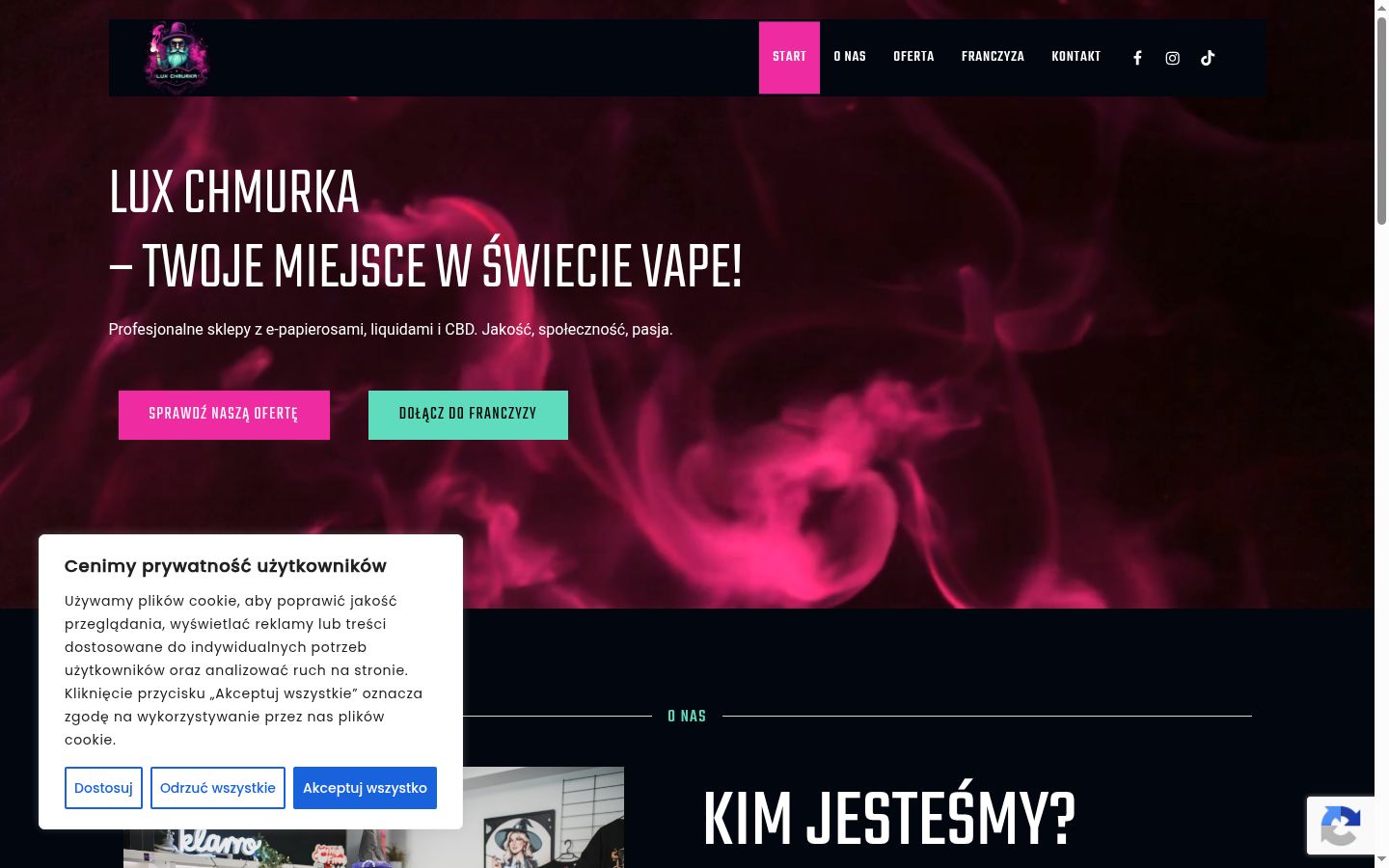Snímek obrazovky baneru souhlasu zobrazeného před jakoukoli interakcí